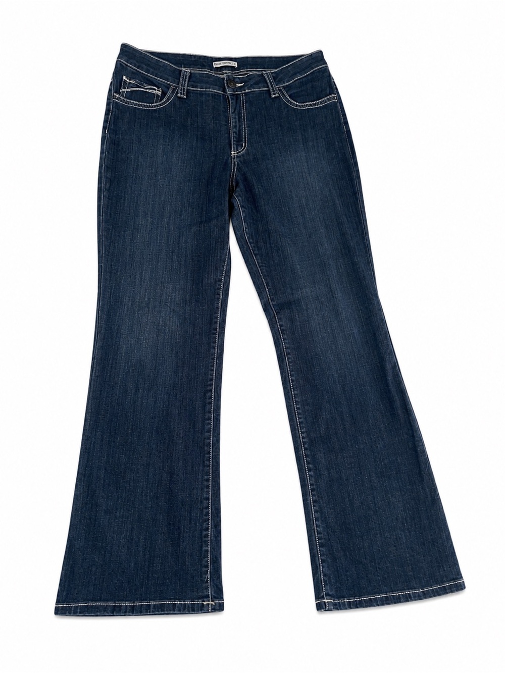 Lee Women's Dark Blue Flare Jeans Slender Secret Lower on the Waist